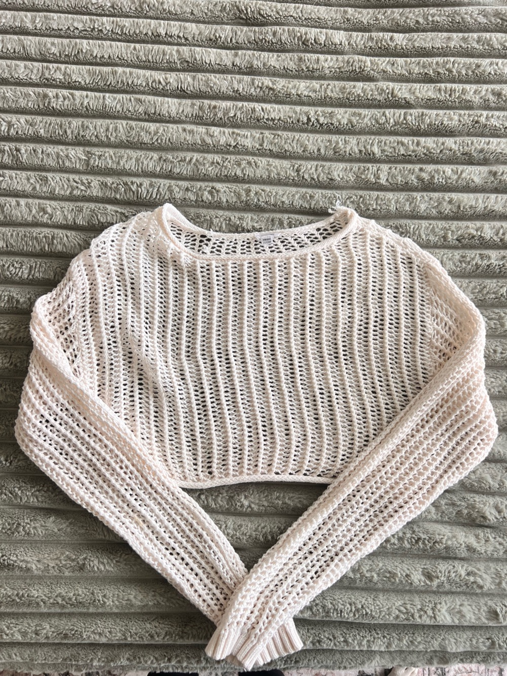 Garage Crochet Long Sleeve Bikini Coverup Sz XXS/XS